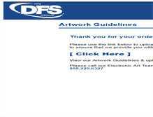 Tablet Screenshot of dfsartwork.com